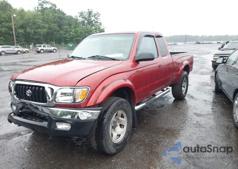 2002 Toyota Tacoma Xtracab из США, поврежденный, VIN 5TEWM72N32Z092658